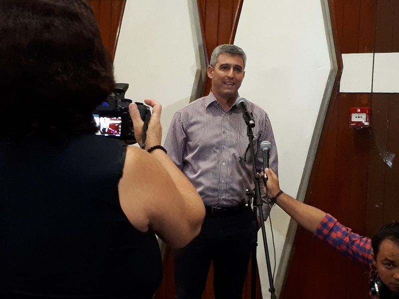  Jorge Luis Perdomo, Ministro de comunicaciones 