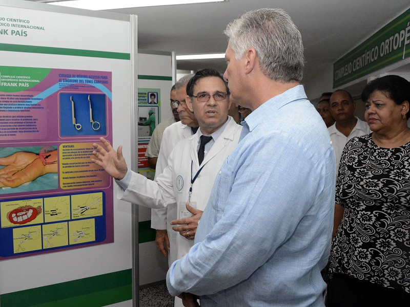 Recorre D�az-Canel obras de infinito amor en la capital