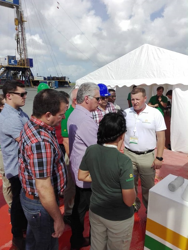 Daz-Canel: Estamos marcando una nueva historia en el desarrollo de la industria de hidrocarburos en Cuba Daz-Canel: Estamos marcando una nueva historia en el desarrollo de la industria de hidrocarburos en Cuba