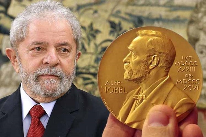 Lula es candidato oficial al Premio Nobel de la Paz