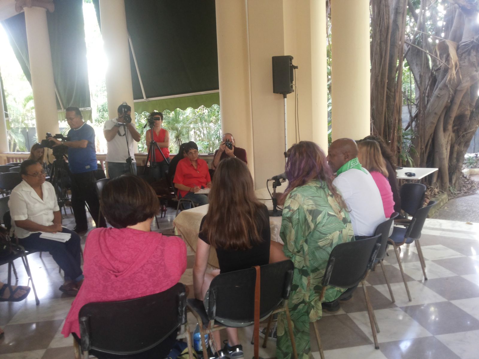 Visitan Cuba activistas estadounidenses. Fotos: Carlos Serpa 