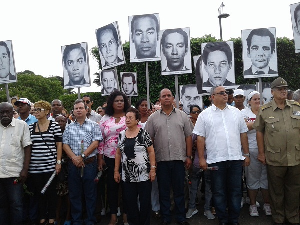 Rinden homenaje a las víctimas del crimen de Barbados