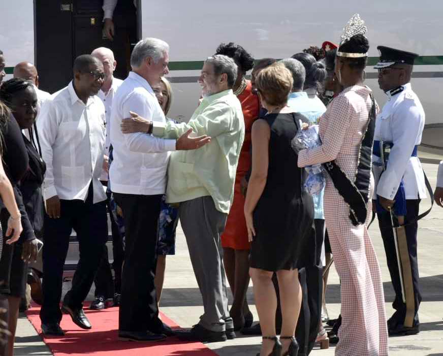 Inicia Presidente Cubano Visita Oficial A San Vicente Y Las Granadinas