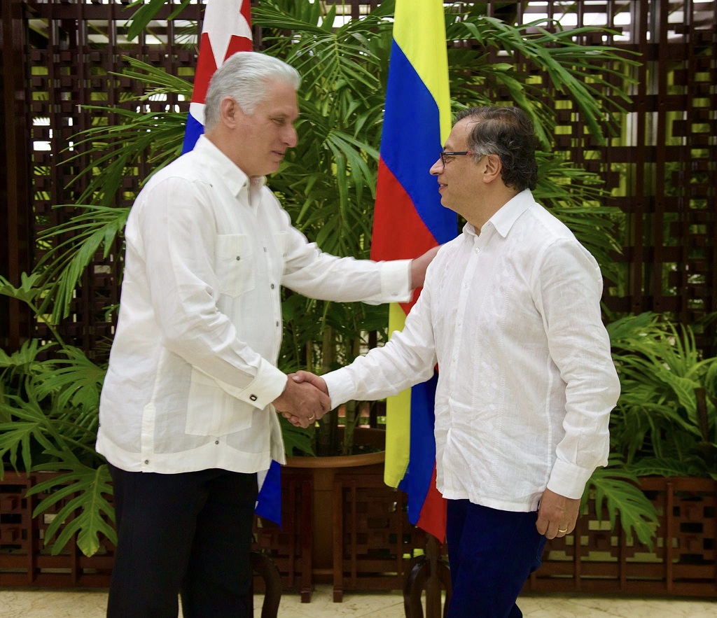 Recibe Díaz Canel al Presidente colombiano Gustavo Petro Radio Rebelde