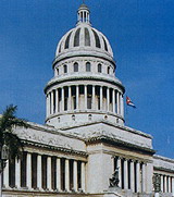 Capitolio de la Habana, sede de la Biblioteca Nacional de Ciencia y Tecnología del Instituto de Información Científica y Tecnológica (BNCT-IDICT)