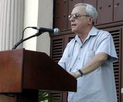 Eusebio Leal, Director de la Comisión Nacional de Monumentos de Cuba, e Historiador de la Ciudad de La Habana