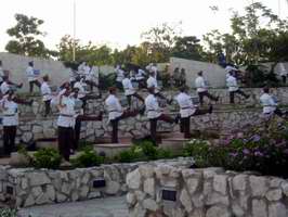 Ceremonia miltar a los combatientes del Frente de Las Villas